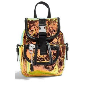 Topshop Ibiza Holographic Crinkle Bag
